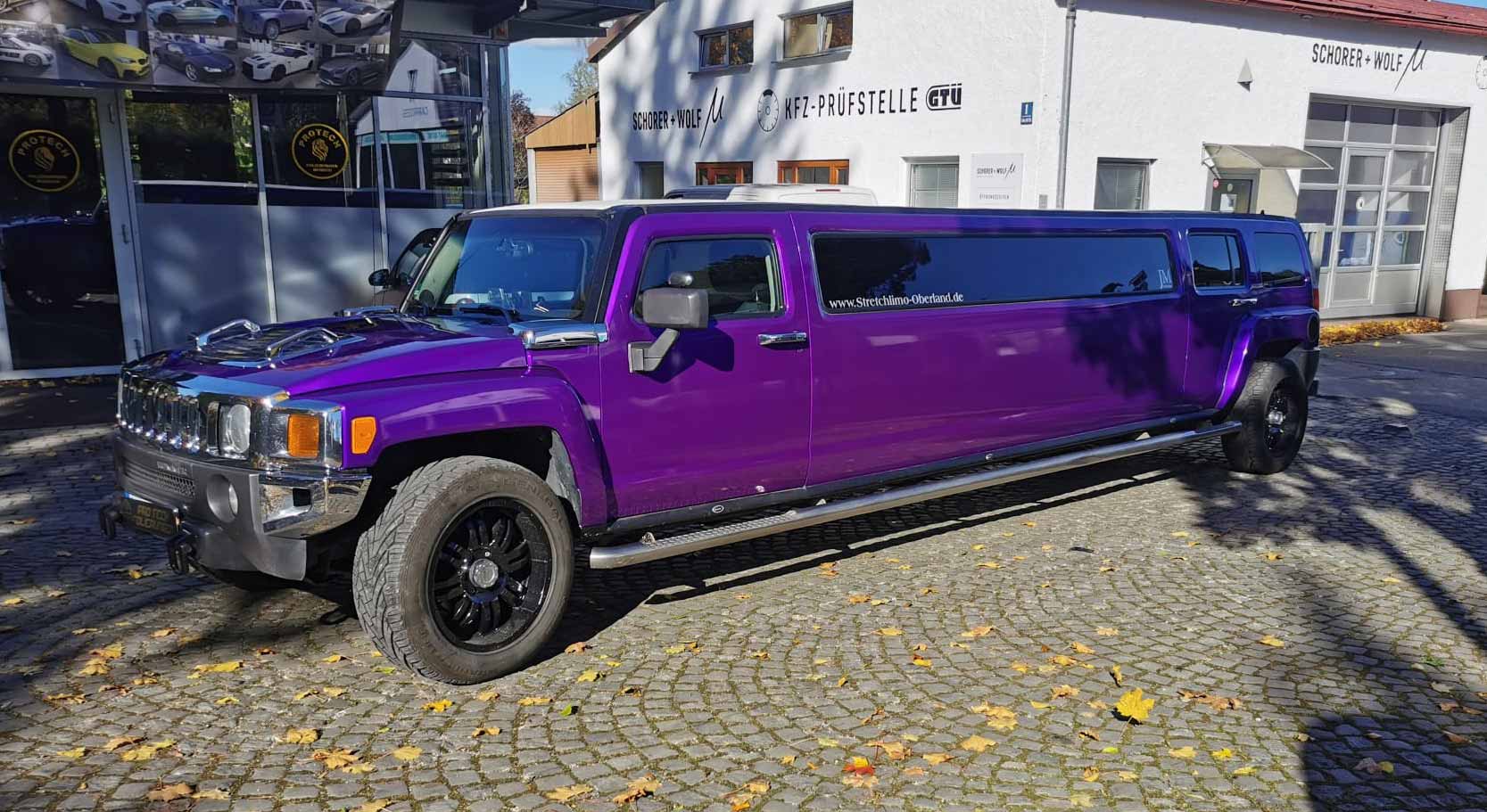 HUMMER H3 Stretchlimousine von JM Limousinen Oberland
